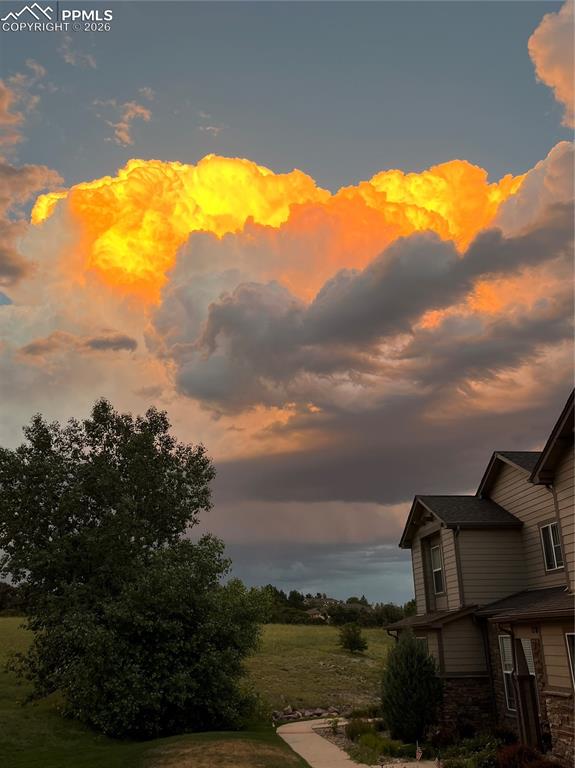 Image 36 of 38: Open space at sunset