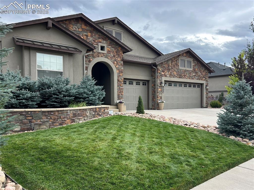 Image 50 of 50: Taken right before first freeze. This lawn in front and back is plush and h