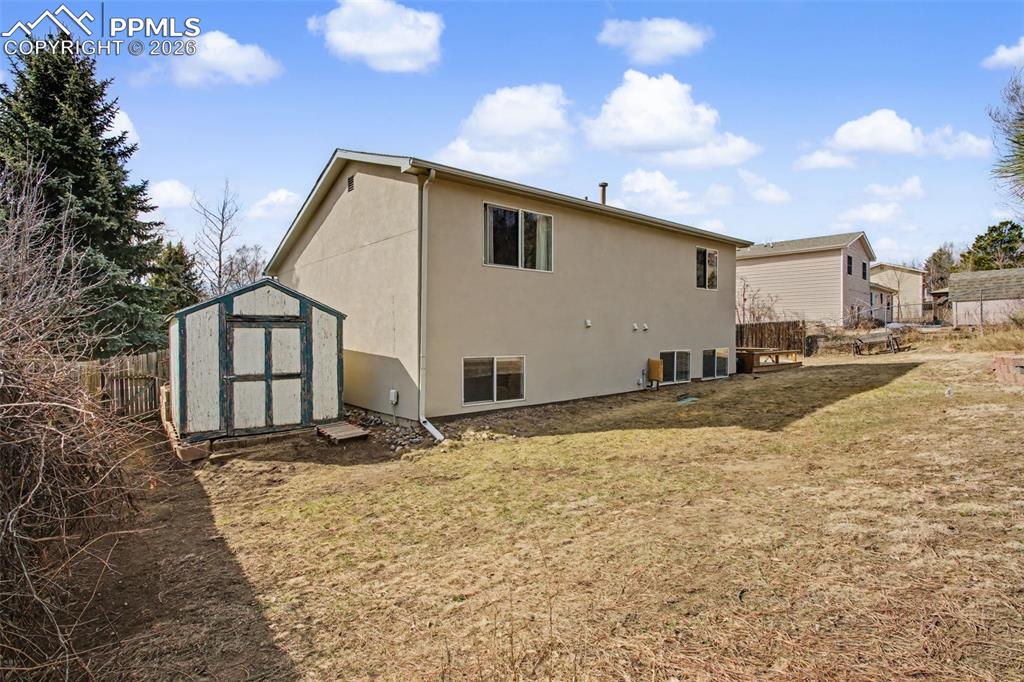 Image 32 of 42: View of storage shed