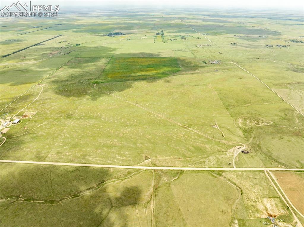 Image 3 of 3: Aerial view featuring a rural view