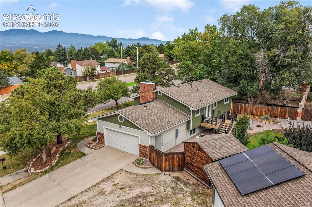 Image 46 of 50: Front view aerial view