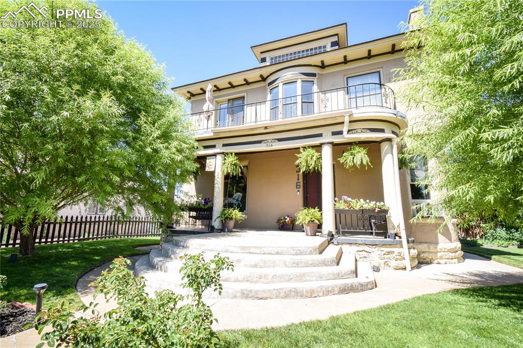 Caption: Back of Structure