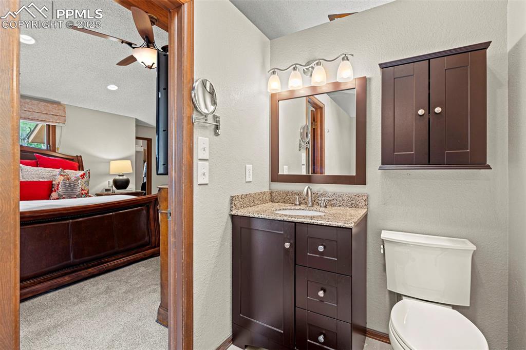 Image 27 of 49: his and her bathrooms