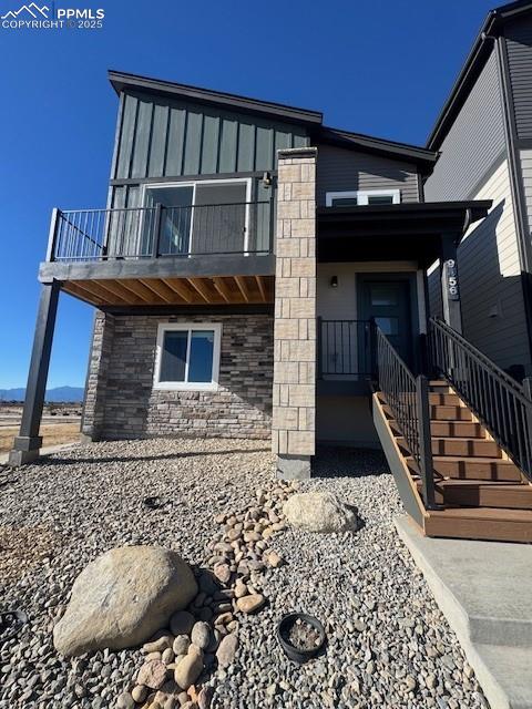 Caption: Front of Structure