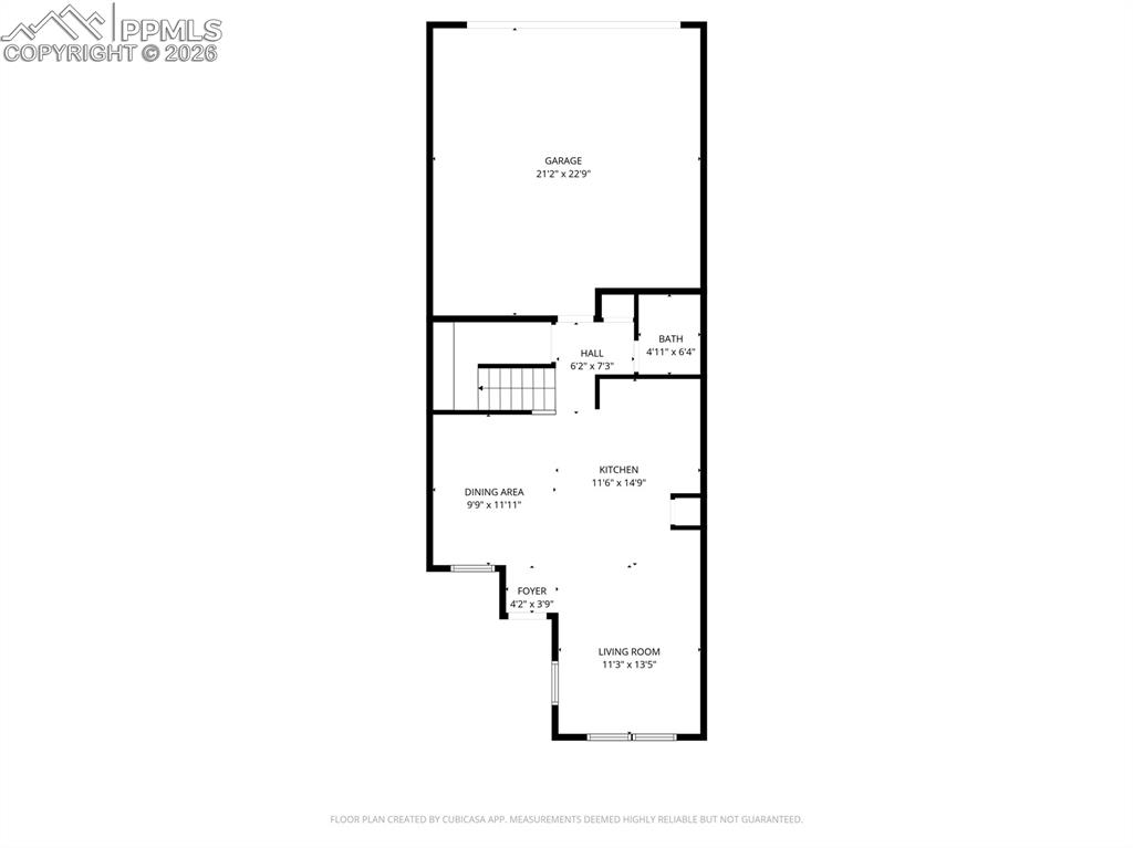 Image 27 of 28: Main level layout designed for comfortable flow and efficient use of space.
