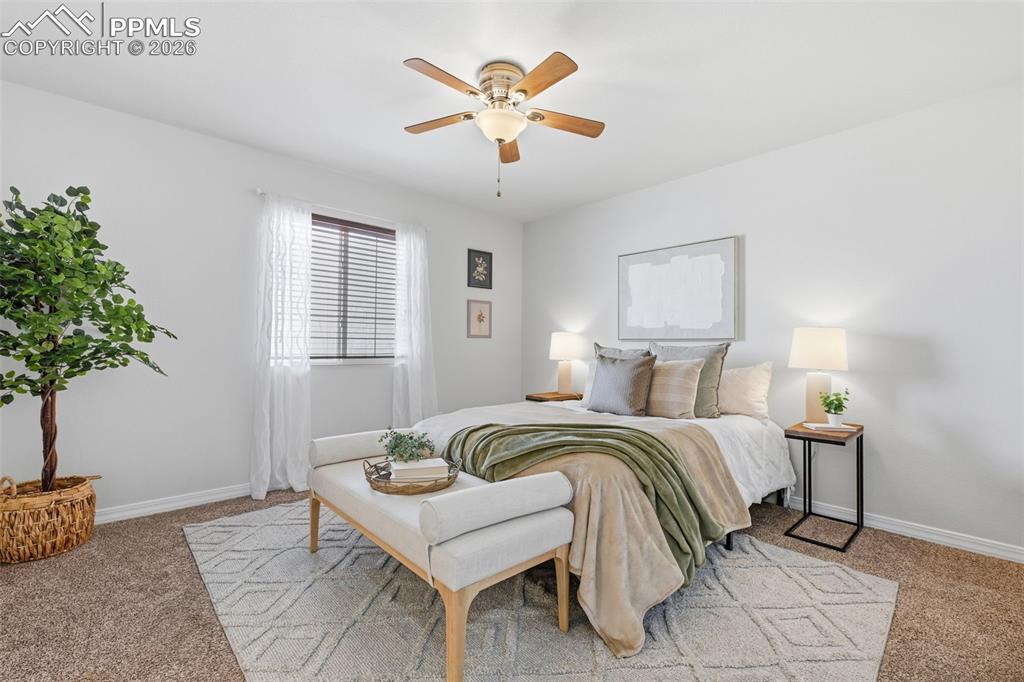 Image 8 of 28: Spacious primary retreat with natural light and room to unwind.