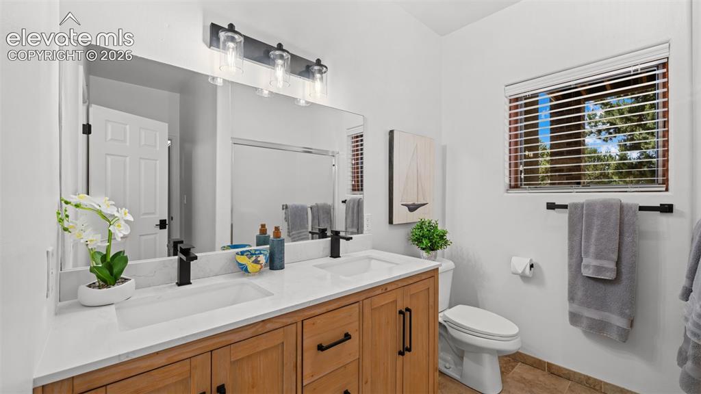 Image 37 of 45: Newly updated basement bathroom