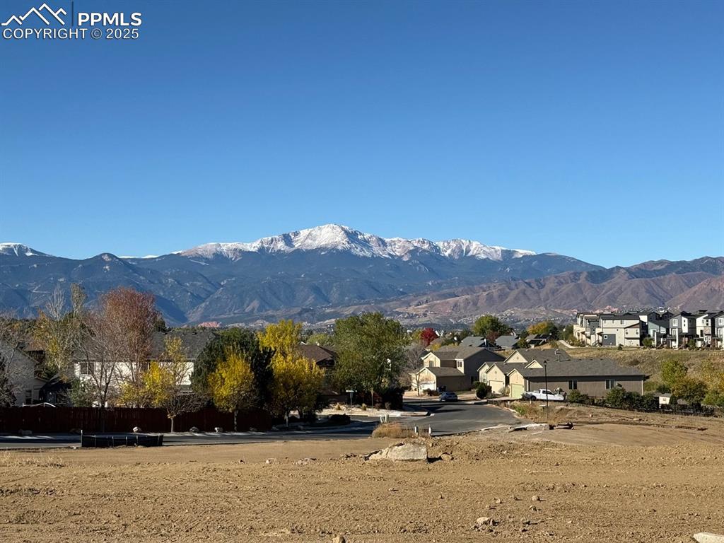 Image 2 of 3: View of Pikes Peak within the community