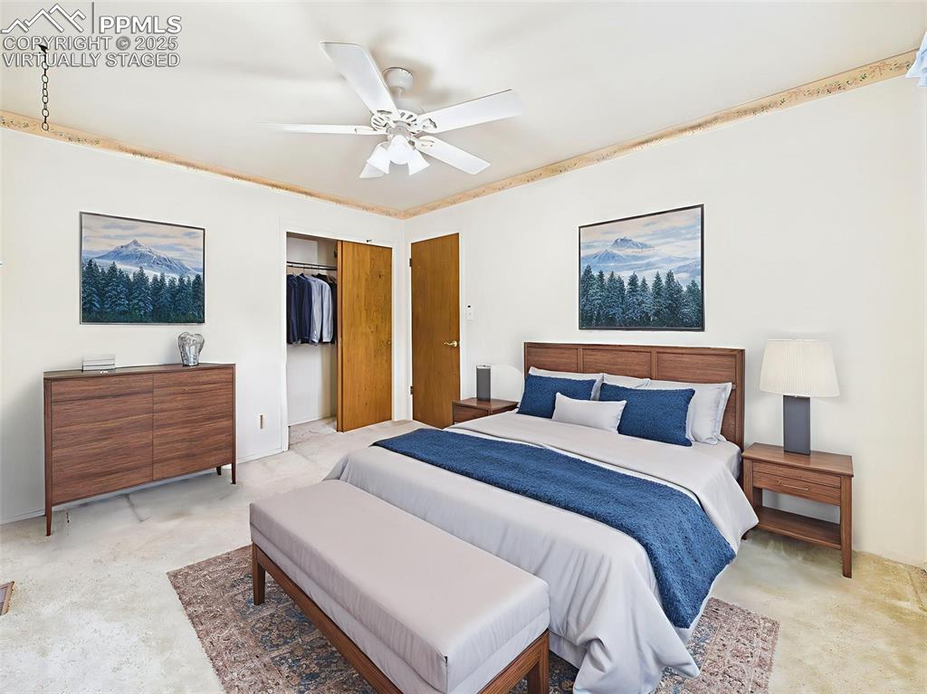 Image 26 of 40: Virtually staged Bedroom #2