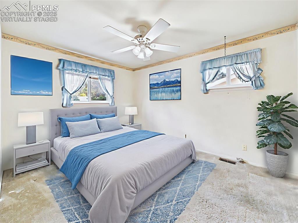 Image 28 of 40: Virtually staged Bedroom #2