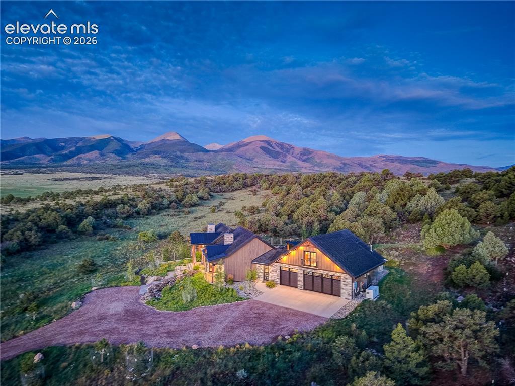 Image 40 of 50: Built to showcase the Sangre de Cristo mountains