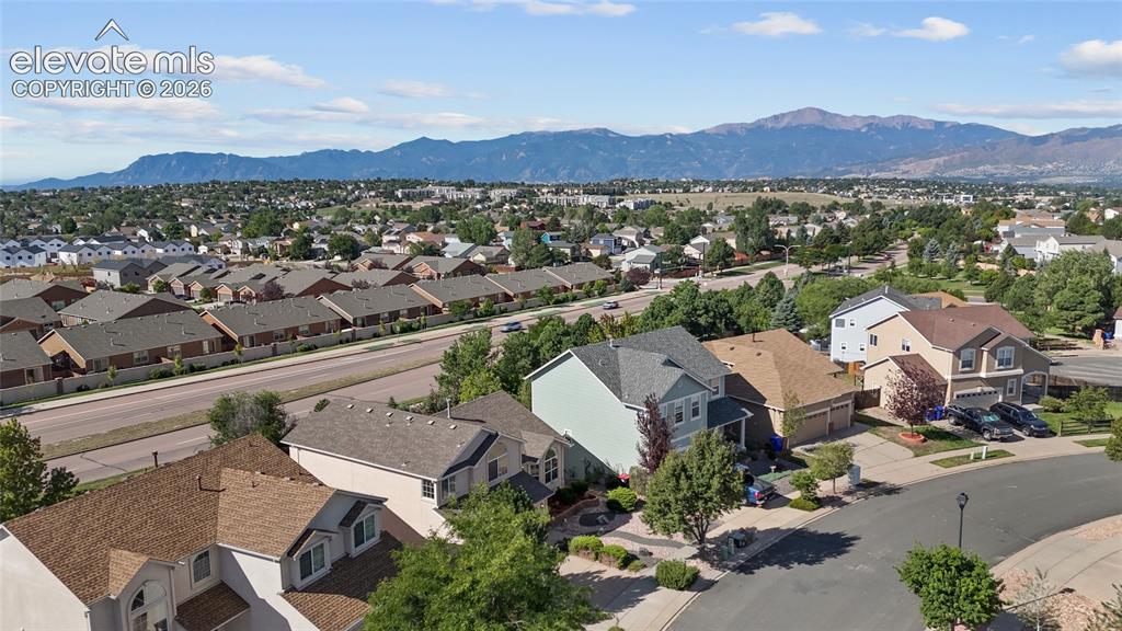 Image 32 of 33: Drone Shot of Mountain Range