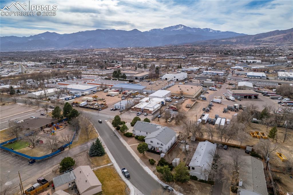 Image 25 of 40: Aerial view with a mountain view