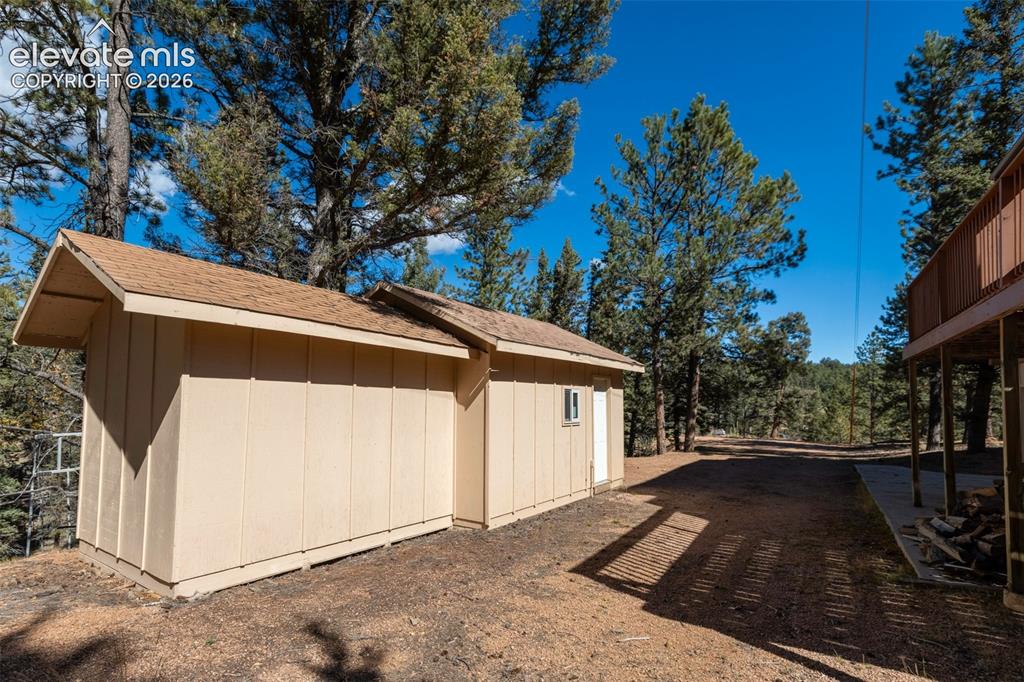 Image 19 of 50: 288 sq ft shed with electricity and lights