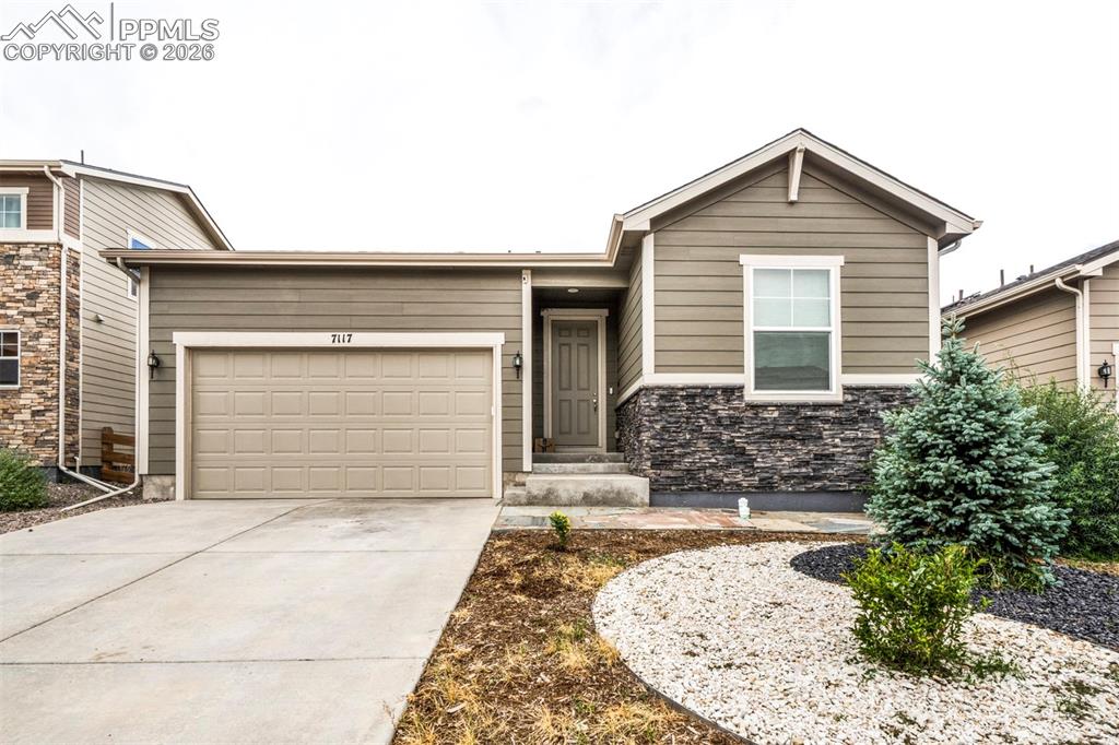 Caption: Front of Structure