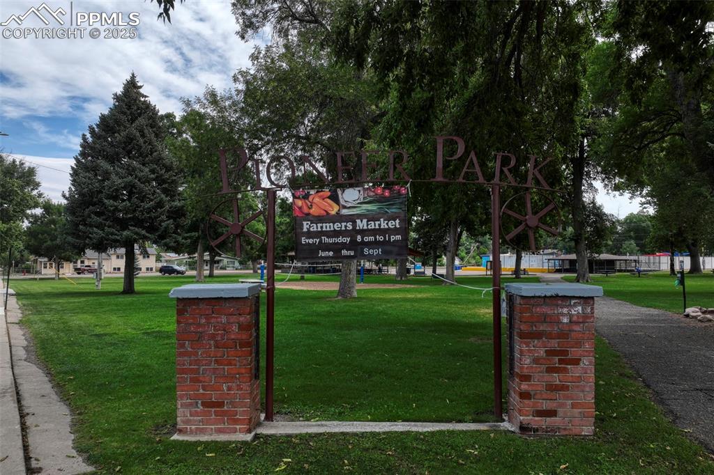 Image 30 of 38: is across the street from Pioneer Park, a community pool, and the Farmer