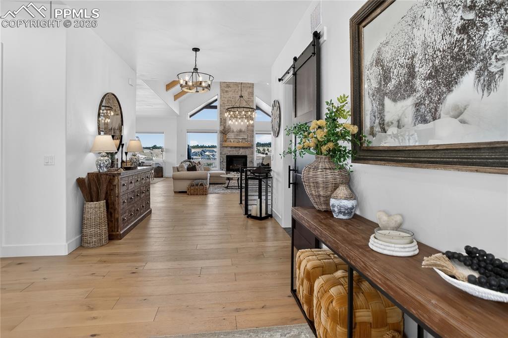 Image 5 of 49: Foyer with views into Great Room
