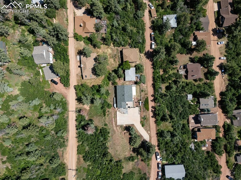 Image 45 of 50: Aerial overview of property