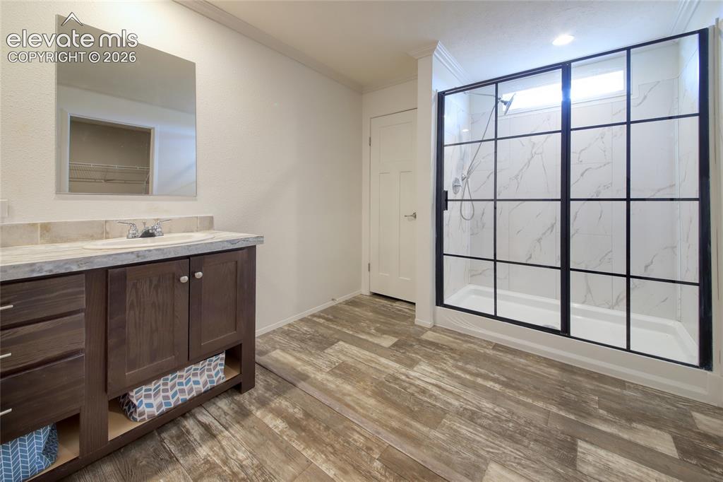 Image 12 of 50: Master bath huge walk in shower