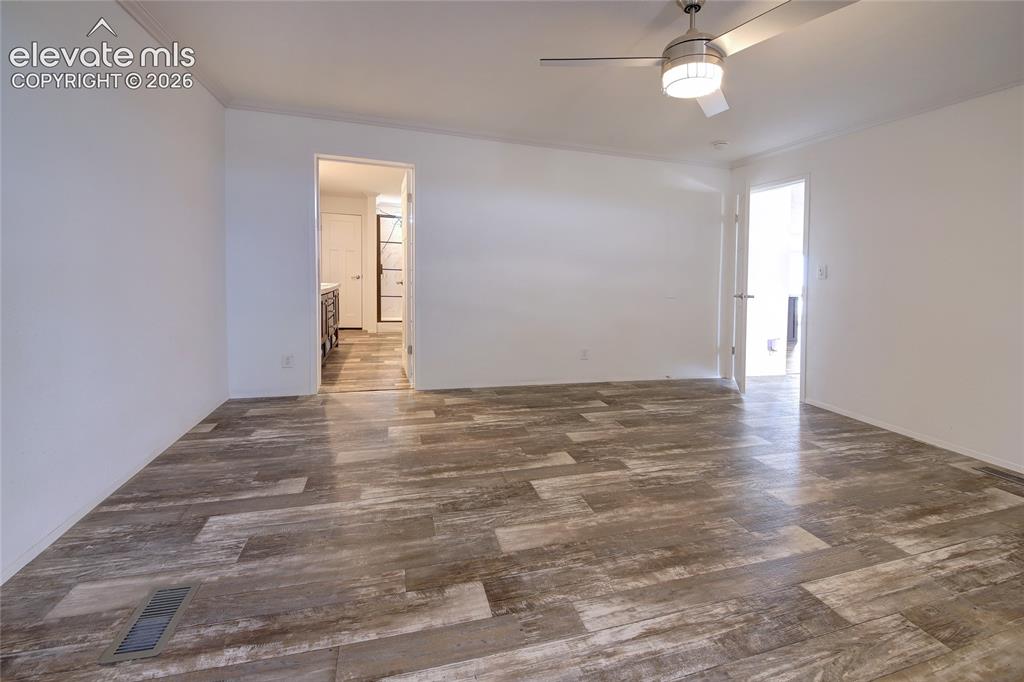 Image 9 of 50: Master bedroom adjoins to bathroom