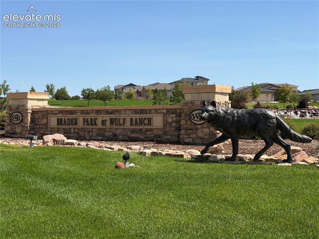 Image 35 of 37: The home is just a short walk to Braden Park and only steps away from Wolf 