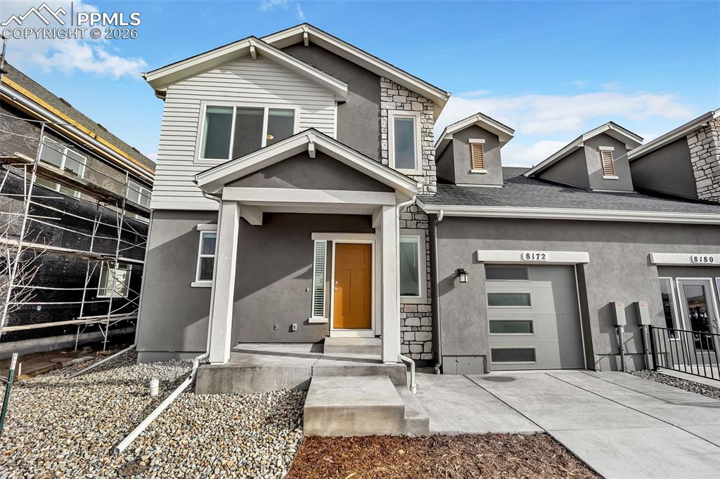 Caption: Front of Structure