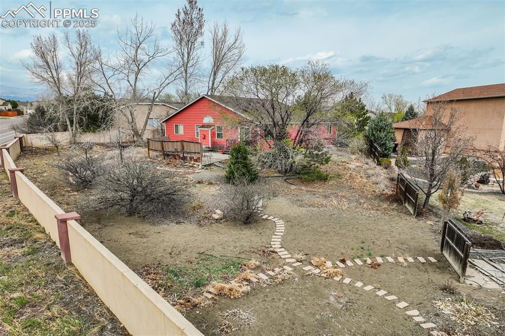Image 40 of 50: Drone photography: View of yard.