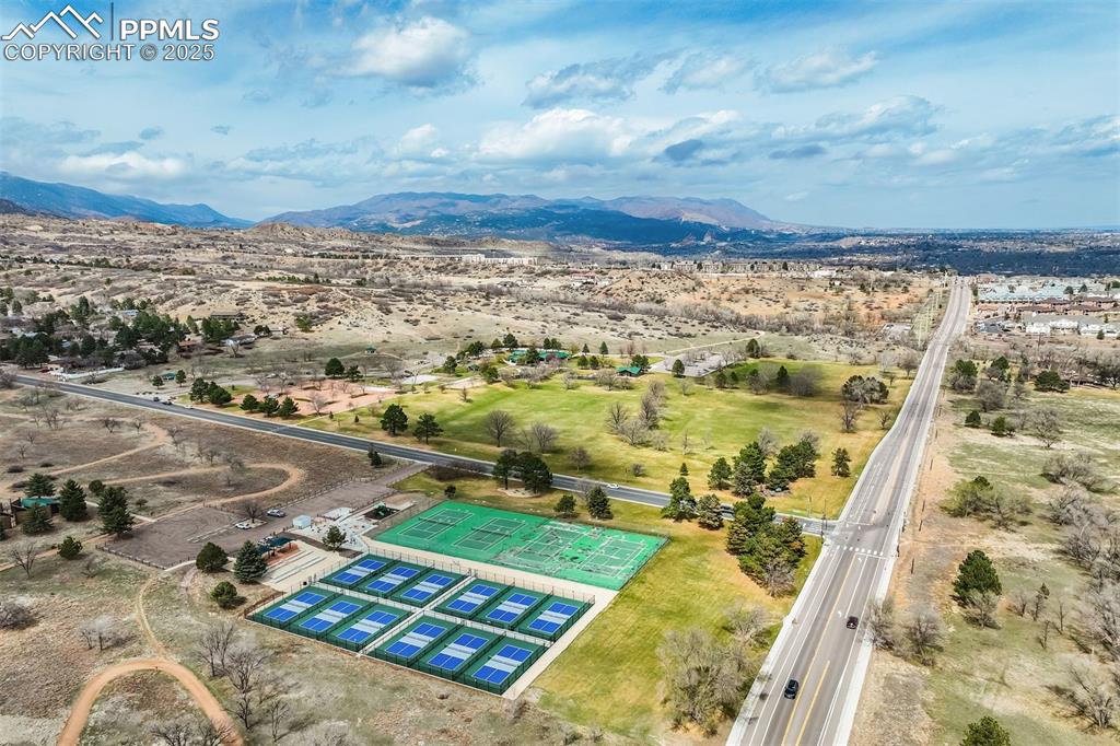 Image 50 of 50: View of Bear Creek Park with its many amenities including the Pickle Ball a