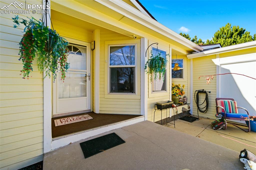 Image 5 of 37: Cozy Covered Entry