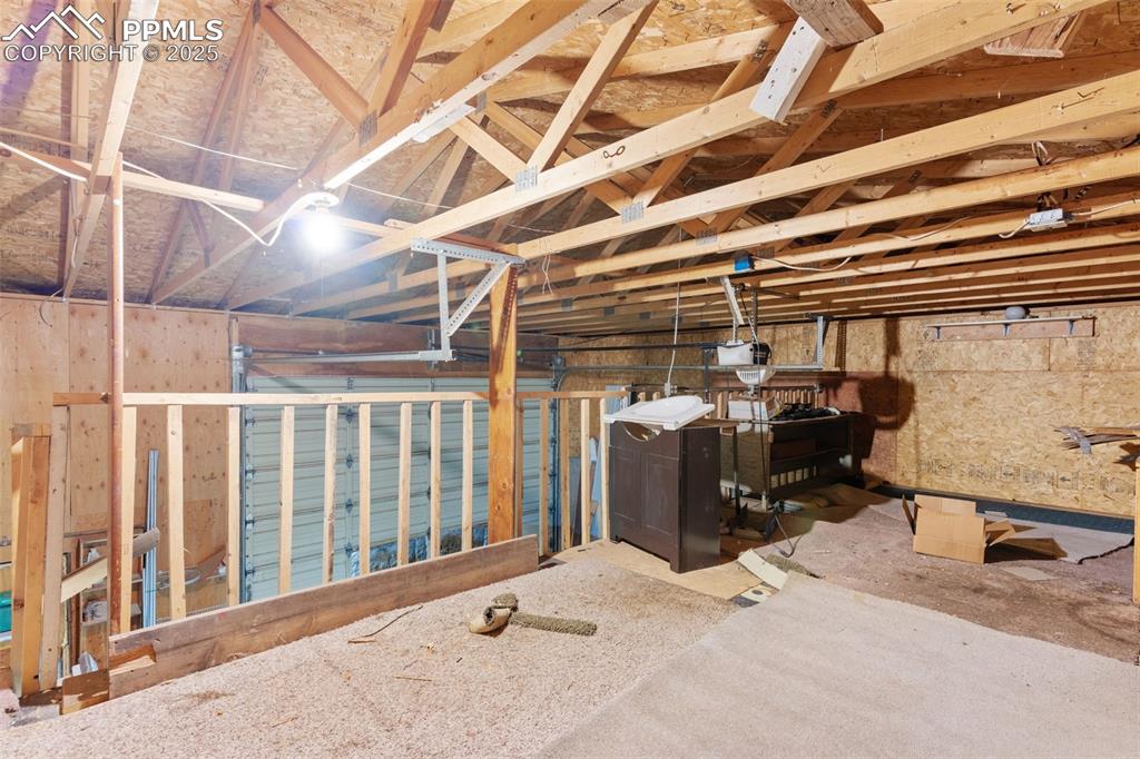 Image 36 of 38: Rear unit oversized attached garage