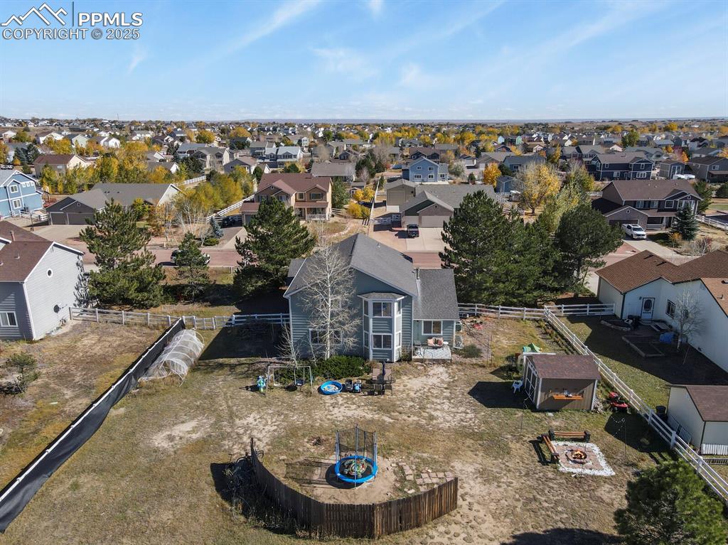 Image 46 of 50: Aerial view of residential area