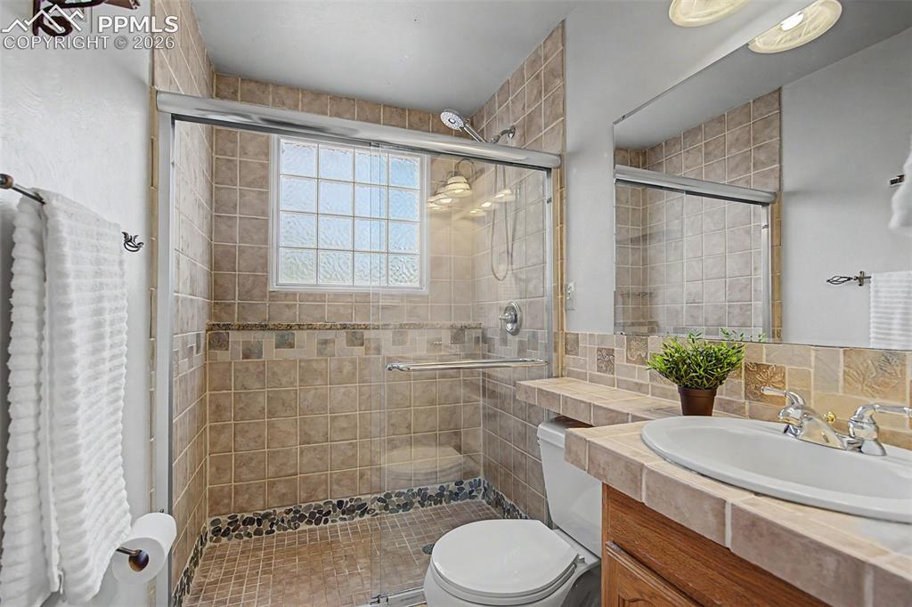 Image 26 of 46: Lower Level Bathroom