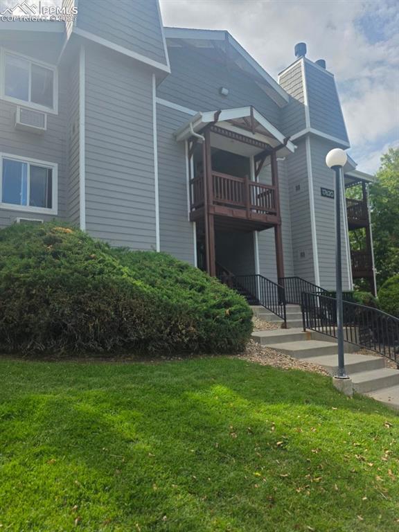 Caption: Front of Structure