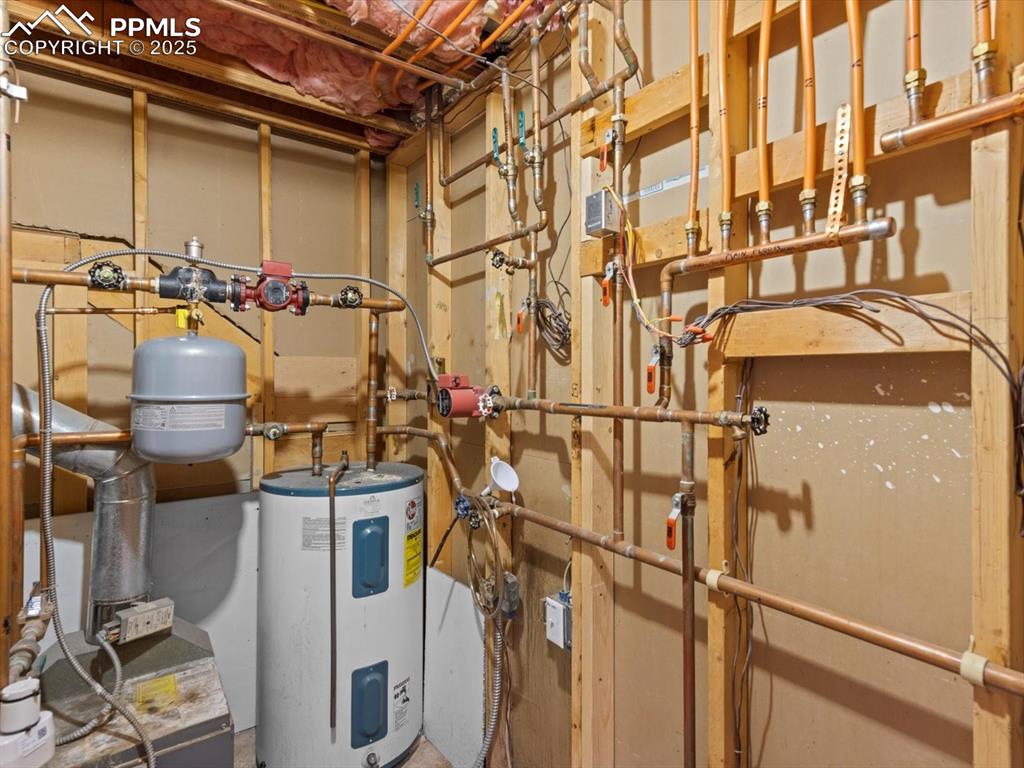 Image 43 of 49: Utilities with electric water heater