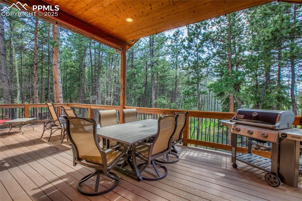 Image 10 of 49: Covered composite deck