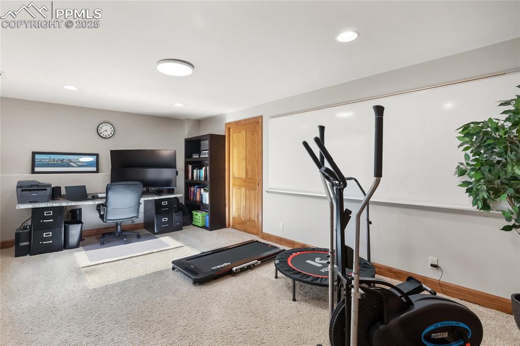 Image 42 of 49: Basement level bedroom