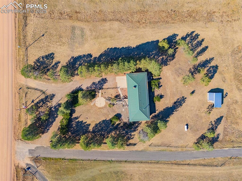 Image 39 of 42: Aerial view of property
