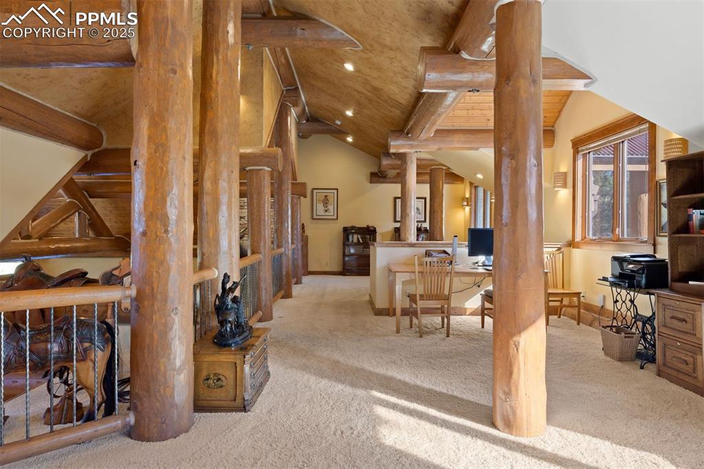 Image 16 of 41: Spacious versatile loft, great for office or living area.