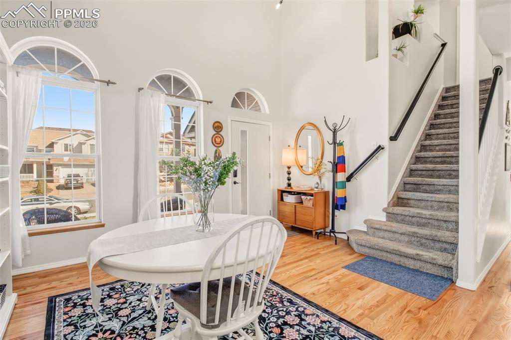 Image 4 of 45: Entrance into the family room of the home