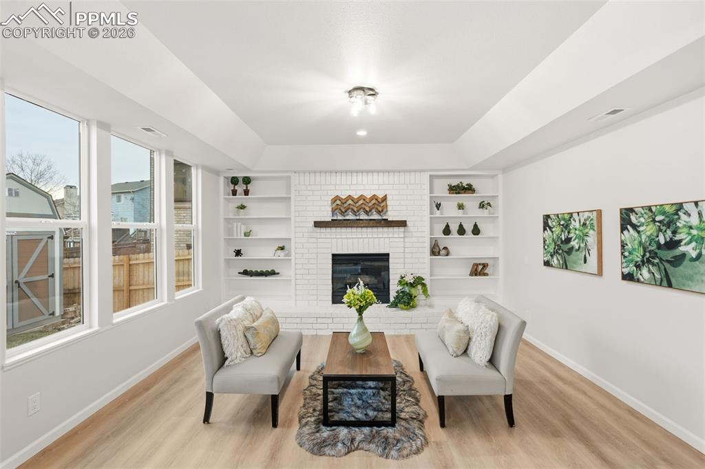 Image 18 of 46: Living Room perfect for staying connected with guests or cozying up with fa