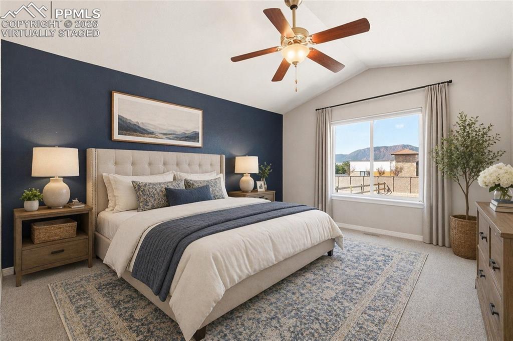 Image 16 of 40: Virtually Staged Primary Bedroom 