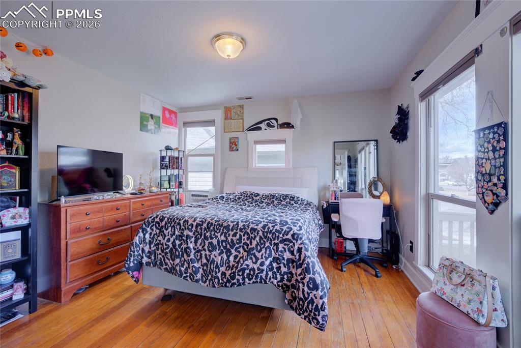 Image 27 of 33: 1 of 2 bedrooms in upper unit 12x12
