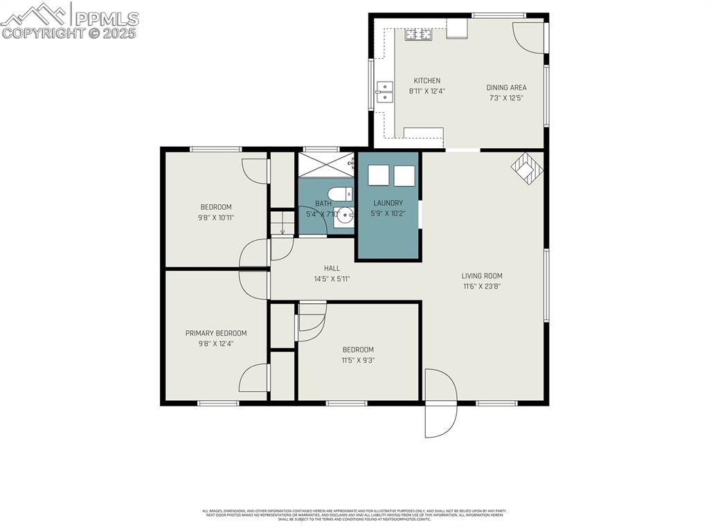 Image 18 of 19: Main Level Floor Plan