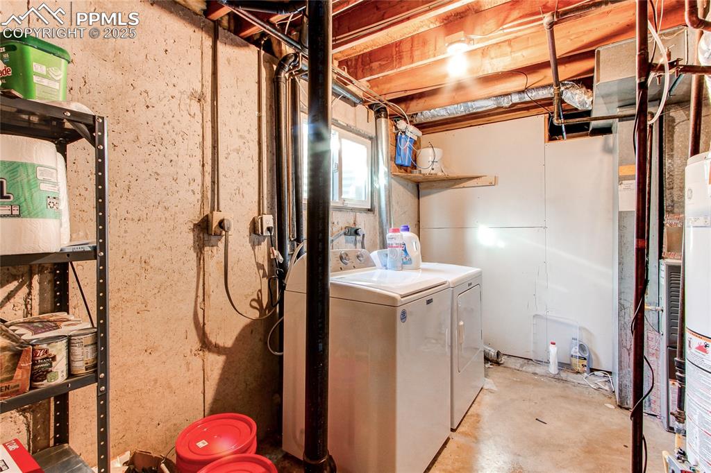 Image 29 of 36: Mechanical room and laundry