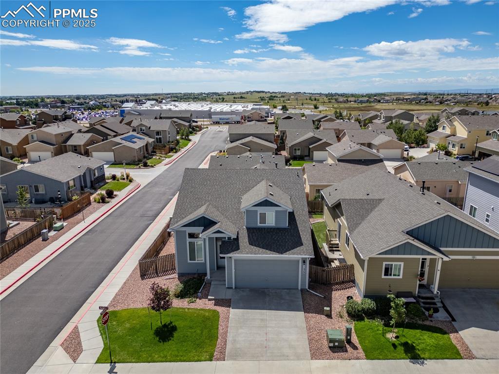 Image 33 of 46: Aerial view of residential area