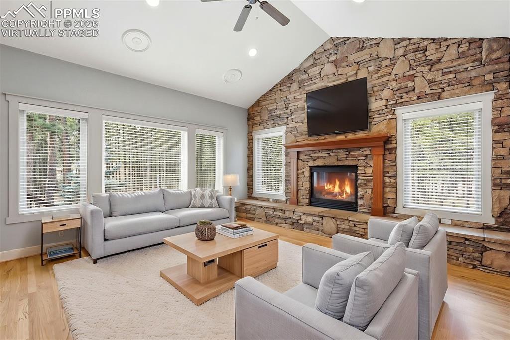 Image 19 of 50: Virtually Staged Den / Family Room