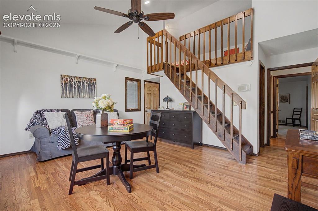Image 27 of 50: What custom home is complete without a slightly secret loft? A perfect geta