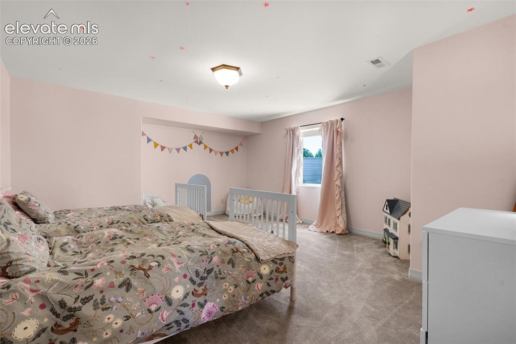 Image 41 of 50: Huge lower level bedroom.