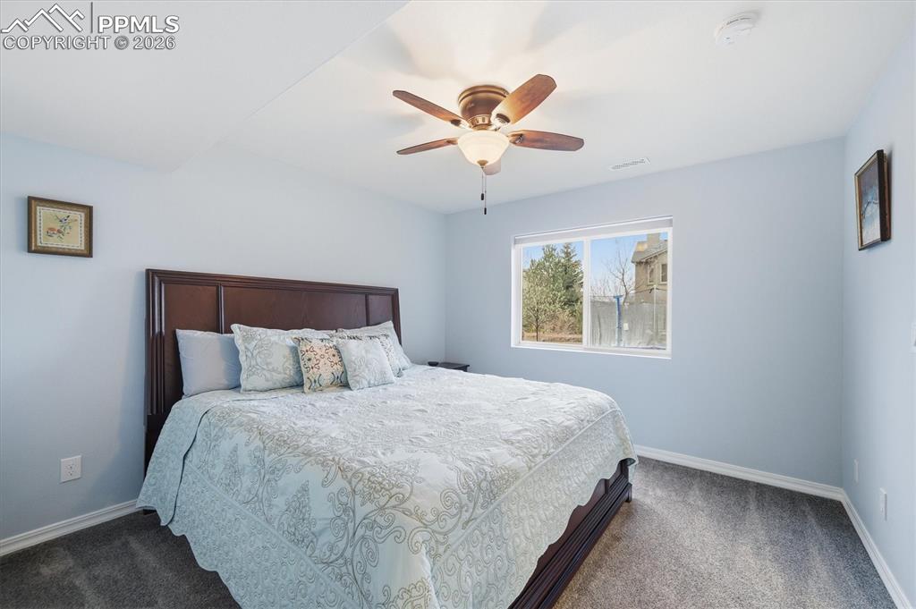 Image 35 of 50: Basement Secondary bedroom w/ walk in closet