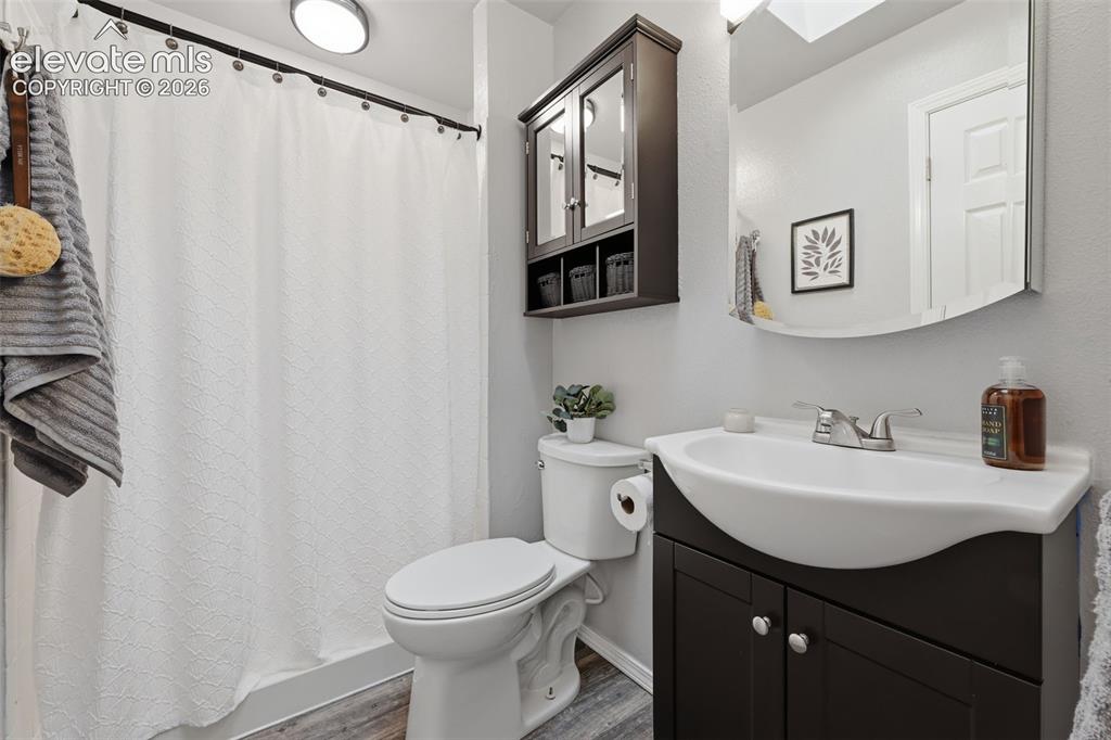 Image 12 of 29: Upper level 3/4 bathroom